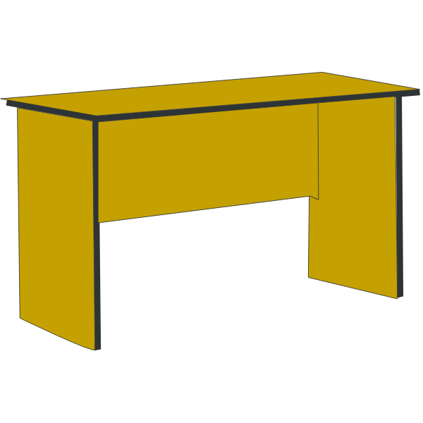 SVG Yellow desk