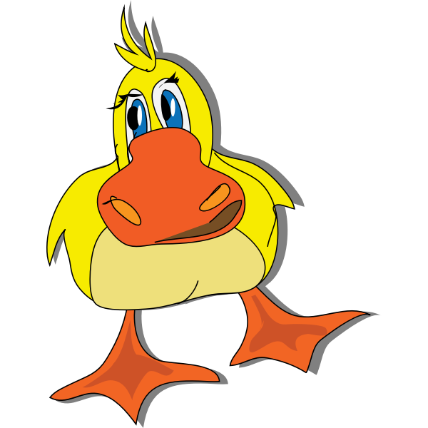 SVG Yellow duck