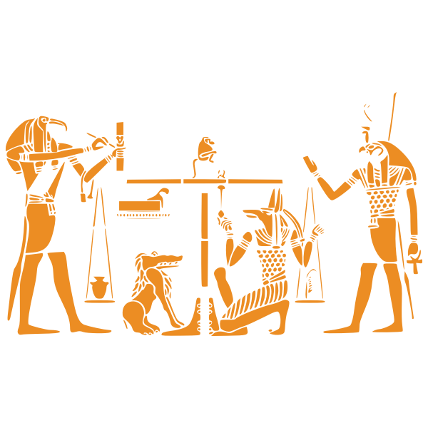 SVG Yellow Egyptian art