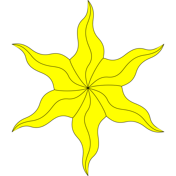 SVG Yellow estoile