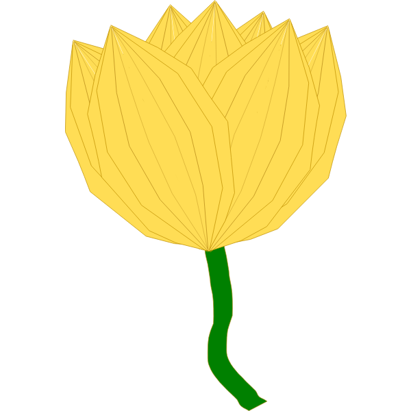 SVG Yellow flower illustration