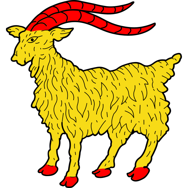 SVG Yellow goat