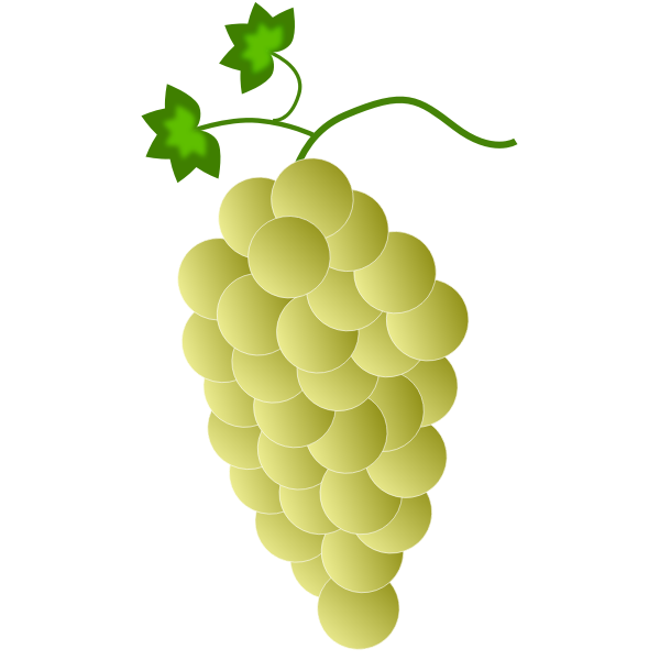 SVG Yellow grapes