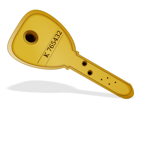 SVG Yellow key