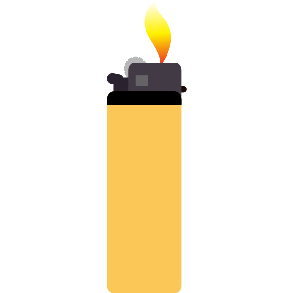 SVG Yellow lighter