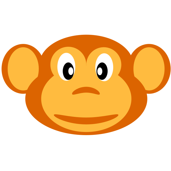 SVG Yellow monkey