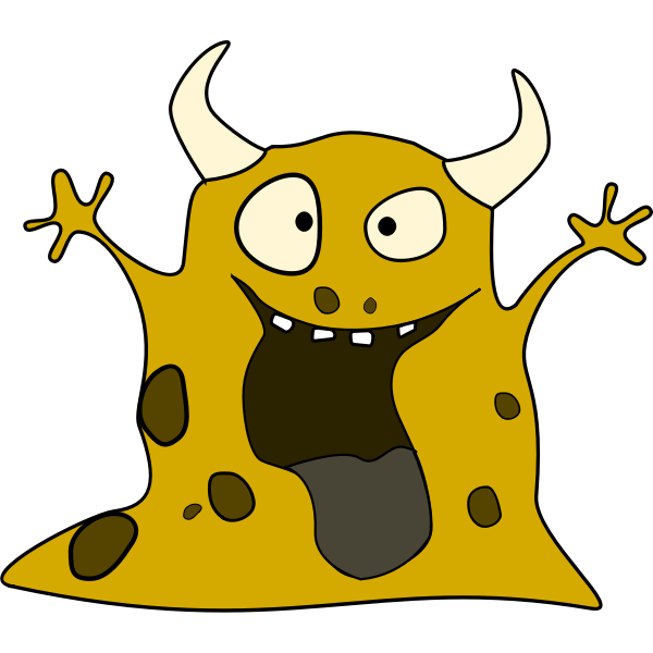 SVG Yellow monster