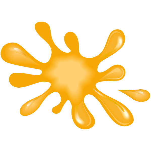 SVG Yellow paint splat