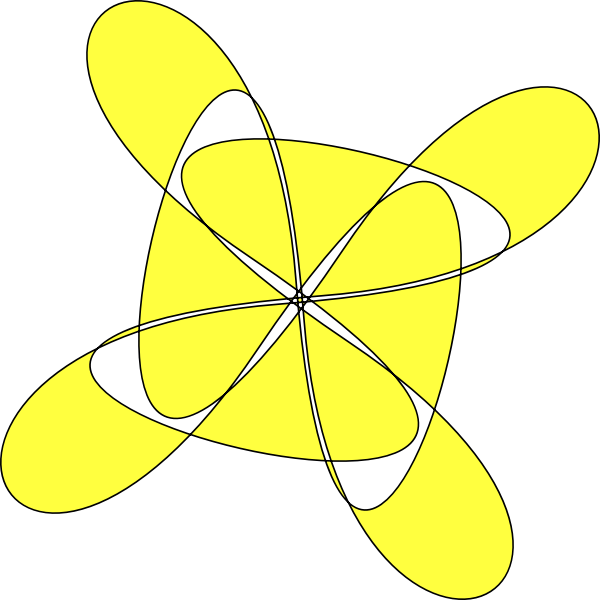 SVG Yellow pattern vector image