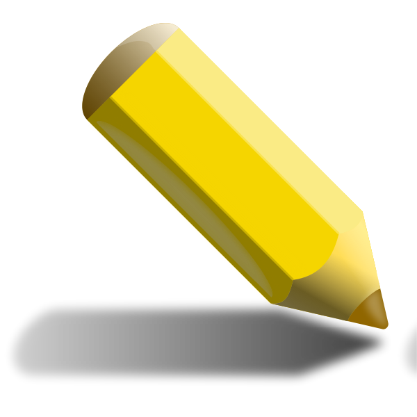 SVG Yellow pencil