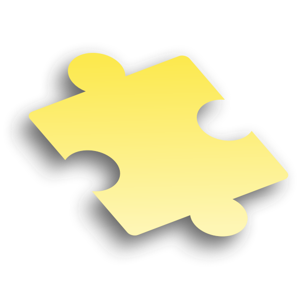 SVG Yellow puzzle