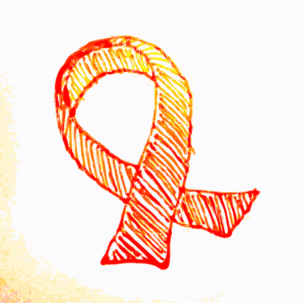 SVG Yellow Ribbon For Hong Kong 2014092909