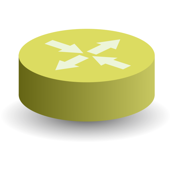 SVG Yellow router