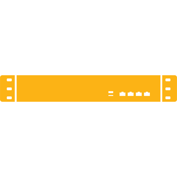 SVG Yellow router image