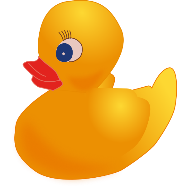 SVG Yellow rubber duck