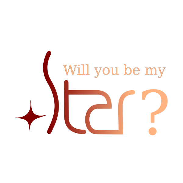SVG Yellow shiny star