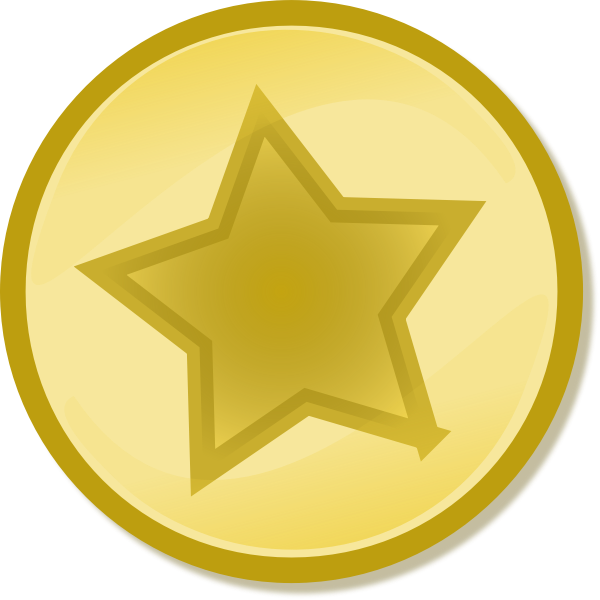SVG Yellow star