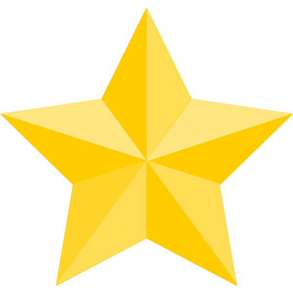 SVG Yellow star icon