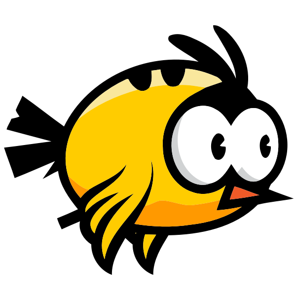 SVG Yellowish bird