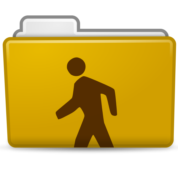 SVG Yellowish folder