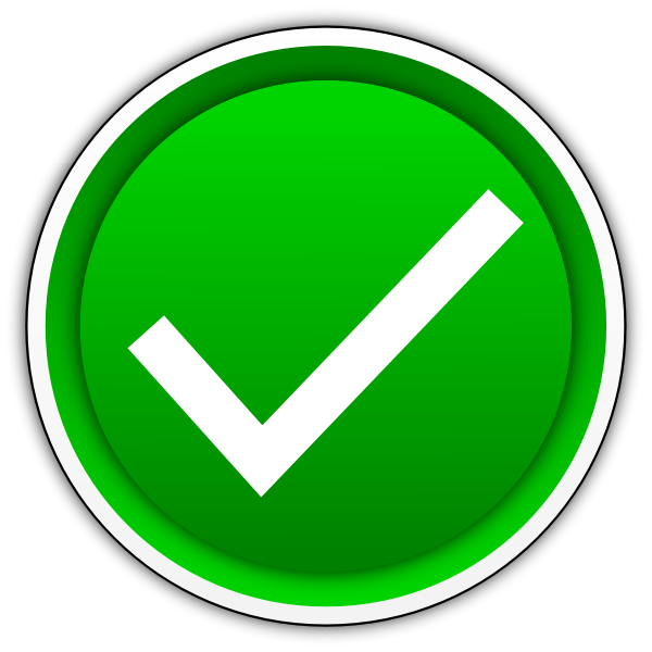 SVG Yes button Boton Si