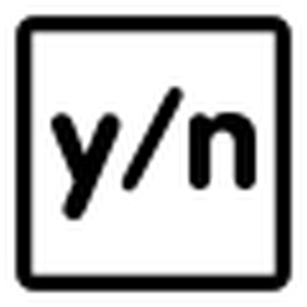 SVG YesNo icon