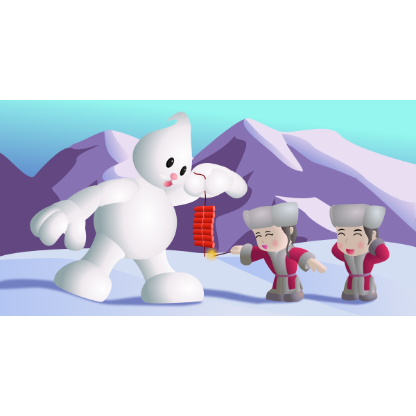 SVG Yeti and kids