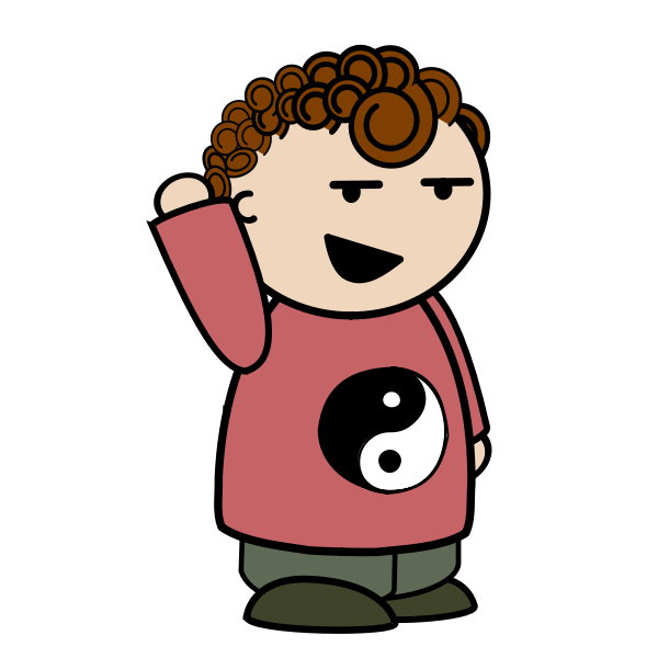 SVG Yin Yang boy