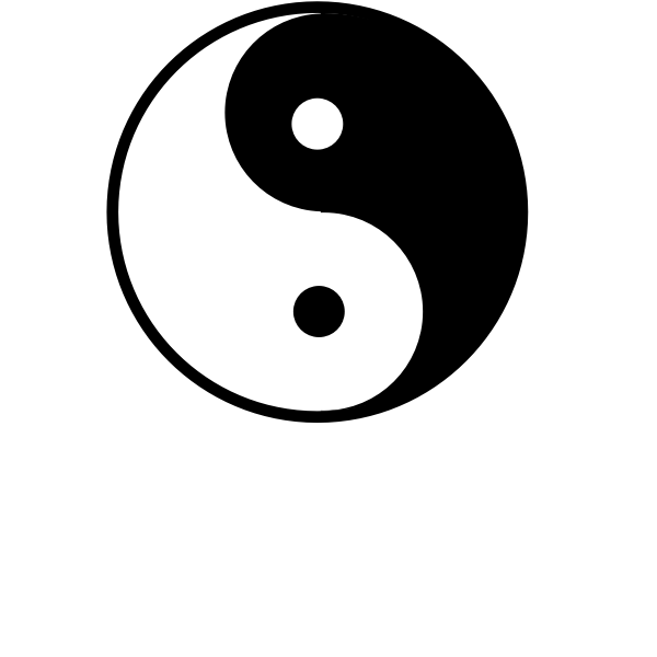 SVG Yin Yang sketch