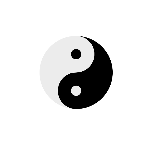 SVG Yin Yang symbol