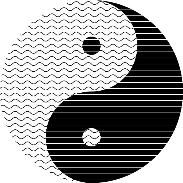 SVG Yin Yang Waves