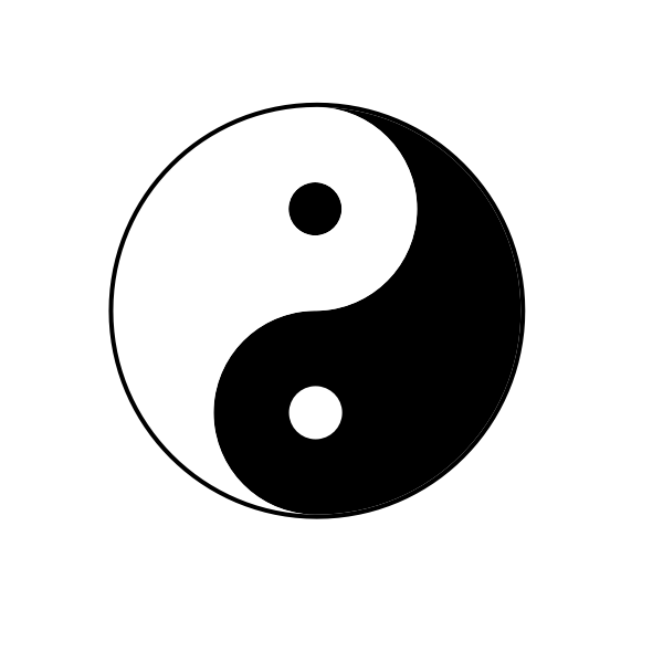 SVG Ying yang image