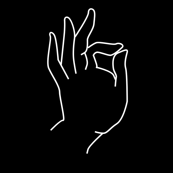 SVG Yoga mudra vector art