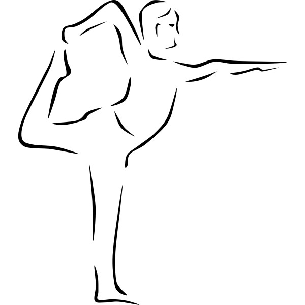 SVG Yoga Poses stylized