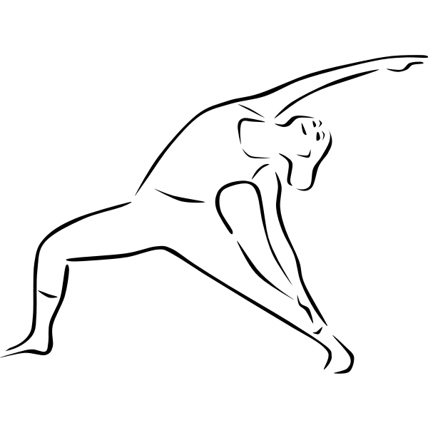 SVG Yoga Poses stylized
