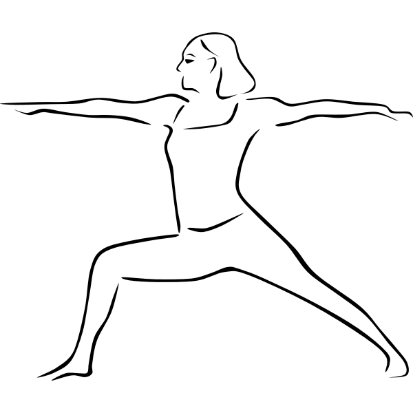 SVG Yoga Poses stylized