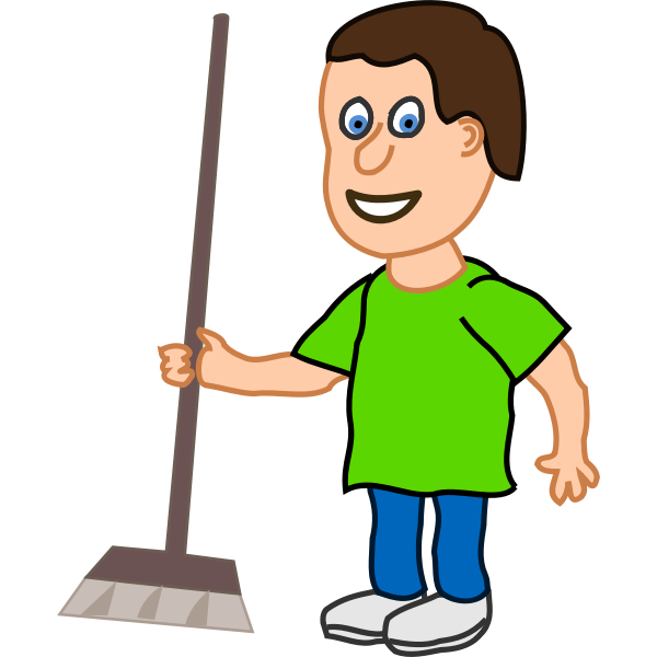 SVG Young housekeeper