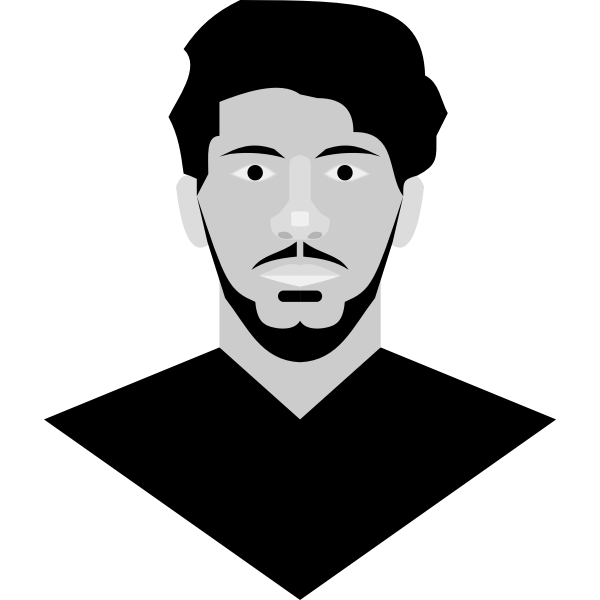 SVG Young Joseph Stalin vector drawing