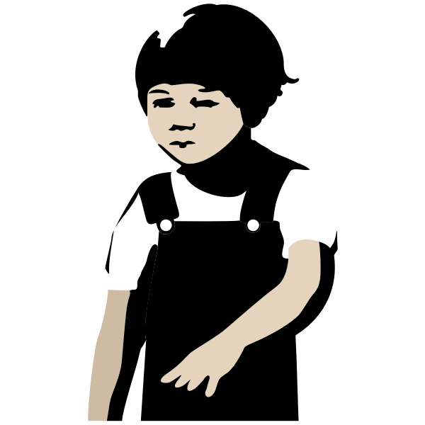 SVG Young male child