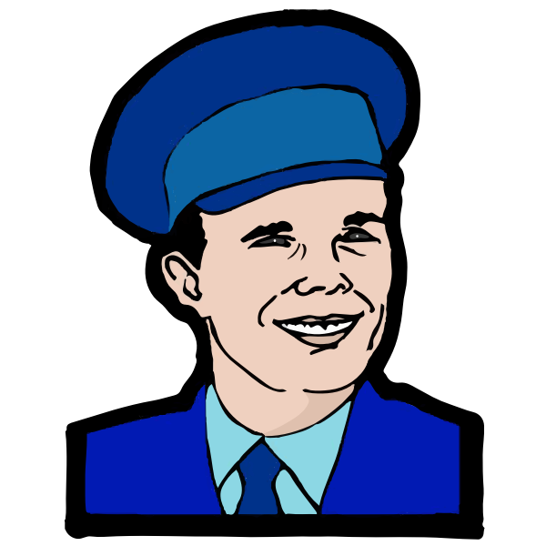 SVG Yuri Gagarin vector image