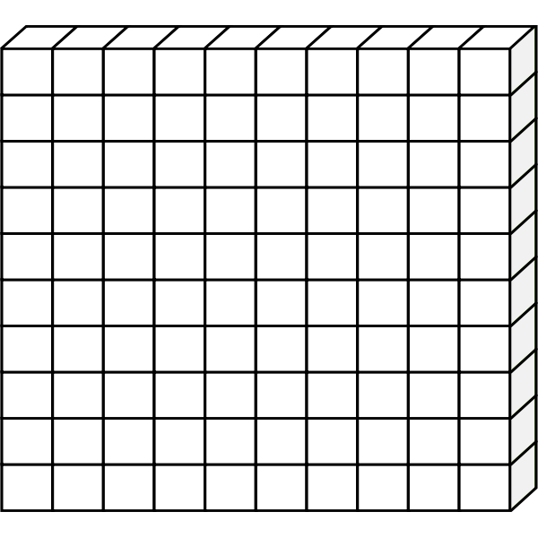 SVG Zehnersystem Wuerfel 100