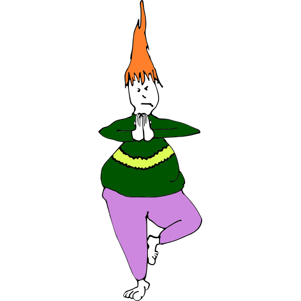 SVG Zen on one leg