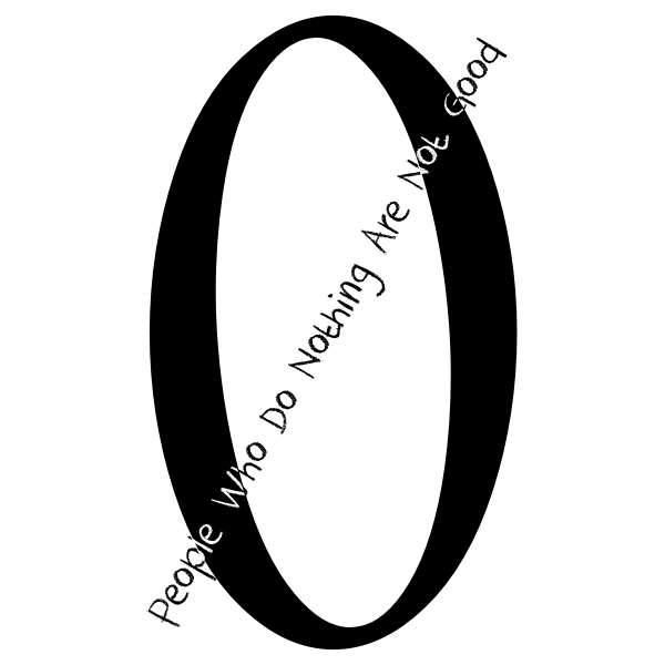 SVG Zero with a message
