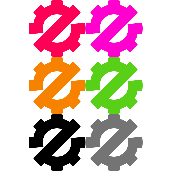 SVG Zerowaste Symbol High Visibility Color