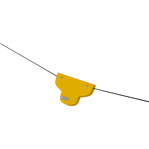SVG Zip-line vector image