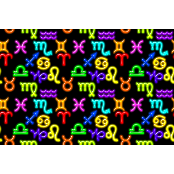 SVG Zodiac Pattern Background 2