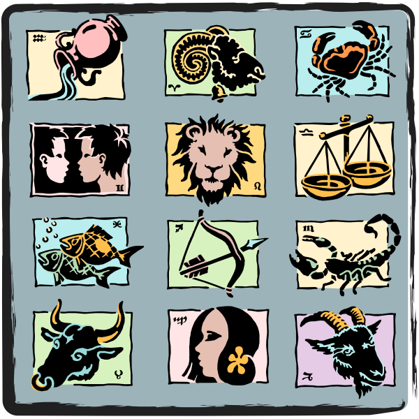 SVG Zodiac symbols