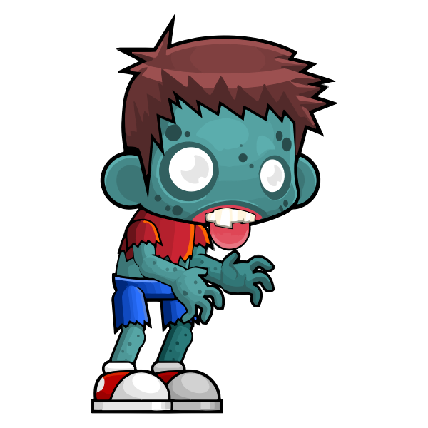 SVG Zombie boy