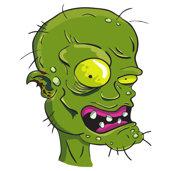 SVG Zombie039s head
