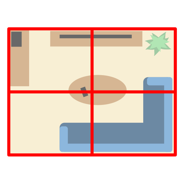 SVG Zone search pattern illustration